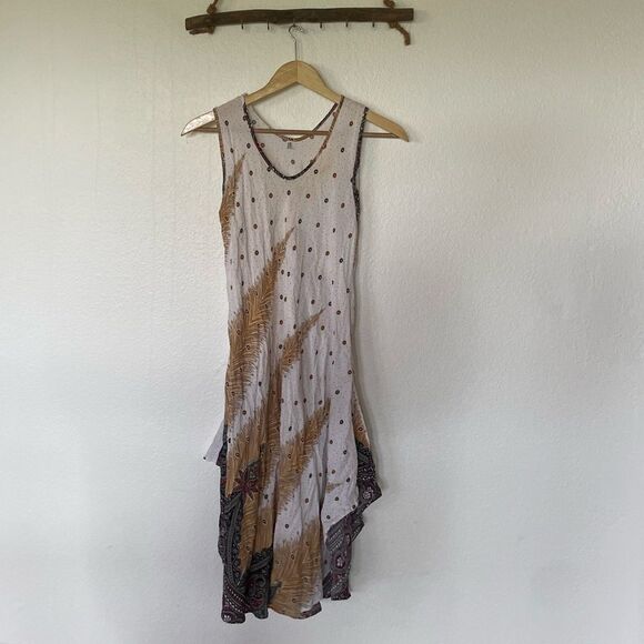 Boho printed midi dress - Picture 1 of 2